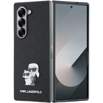 Karl Lagerfeld PU Saffiano Karl and Choupette Samsung Galaxy Z Fold6 5G F956 KLHCZFD6SAPKCNPK Black
