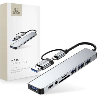 Tech-Protect HB06 HUB 9in1 Space Grey