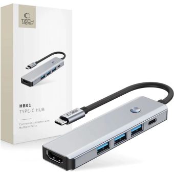 Tech-Protect HB01 HUB 5in1 Space Grey