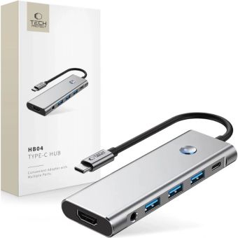 Tech-Protect HB04 HUB 9in1 Space Grey
