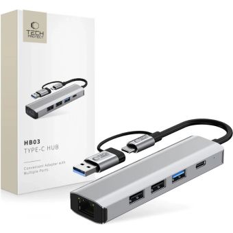 Tech-Protect HB03 HUB 5in1 Space Grey