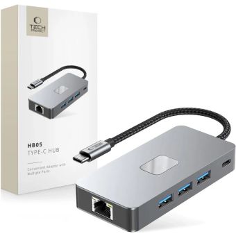 Tech-Protect HB05 HUB 9in1 Space Grey
