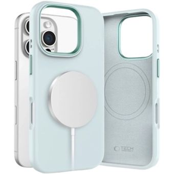 Tech-Protect Silicone Pure MagSafe Apple iPhone 16 Pro Max Sky Blue