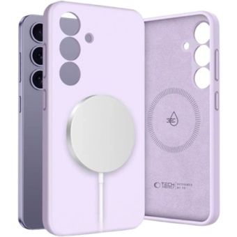 Tech-Protect Liquid Silicone MagSafe Samsung Galaxy S25+ 5G S936 Mauve