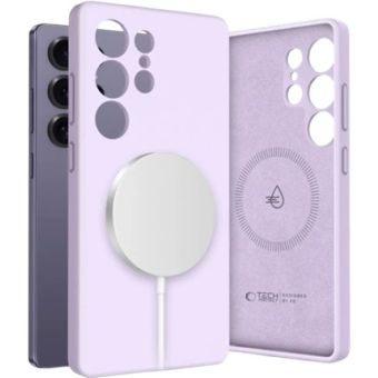 Tech-Protect Liquid Silicone MagSafe Samsung Galaxy S25 Ultra 5G S938 Mauve
