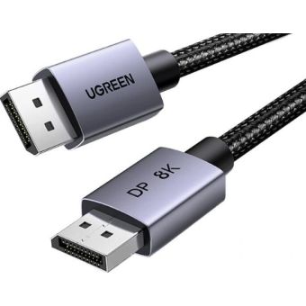 UGREEN DP120 DisplayPort 1.4 8K 60Hz 32.4Gbps 2m black