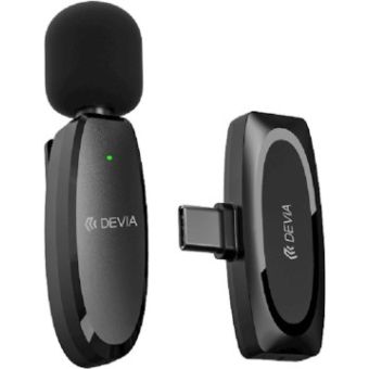 Devia Kintone USB-C microphone for smartphone black