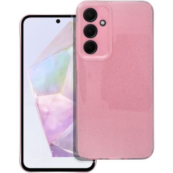 CLEAR CASE 2mm BLINK Samsung Galaxy A35 5G A356 pink