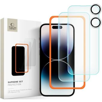 Tech-Protect Supreme Set Apple iPhone 16 Plus Clear