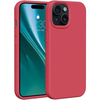 Etteri Silicone case Apple iPhone 15 Pro raspberry
