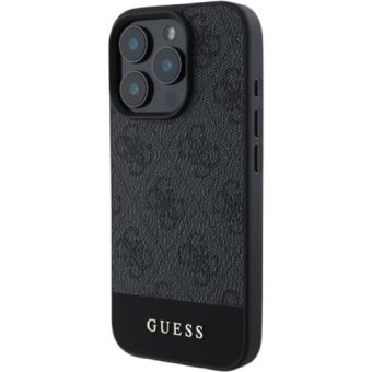 Guess PU 4G Stripe Apple iPhone 16 Pro GUHCP16LG4GLGR Grey