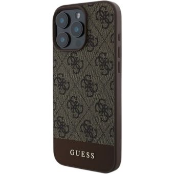 Guess PU 4G Stripe Apple iPhone 16 Pro GUHCP16LG4GLBR Brown
