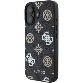 Guess PU 4G Peony MagSafe Apple iPhone 16 GUHMP16SP4PWPK Black