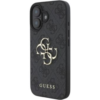 Guess PU 4G Metal Logo Apple iPhone 16 Plus GUHCP16M4GMGGR Grey