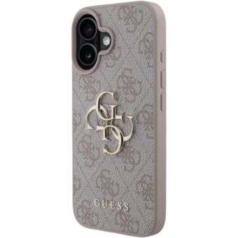 Guess PU 4G Metal Logo Apple iPhone 16 Plus GUHCP16M4GMGPI Pink