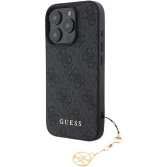 Guess 4G Charm Apple iPhone 16 Pro Max GUHCP16XGF4GCK Tone on Tone Grey