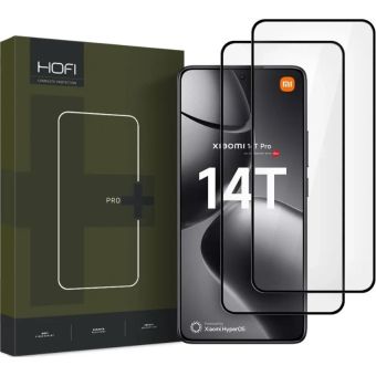 Hofi Glass Pro+ Xiaomi 14T 5G/14T Pro 5G Black (2ks)