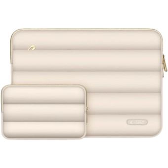 Tech-Protect Puffy Laptop 15-16" case + accessory bag Sand
