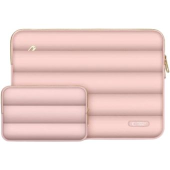 Tech-Protect Puffy Laptop 15-16" case + accessory bag Dusty Rose