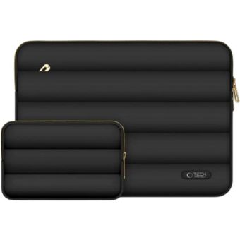 Tech-Protect Puffy Laptop 13-14" case + accessory bag Black