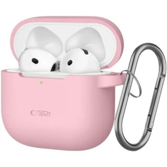 Tech-Protect Silicone Hook Apple Airpods 4 Dusty Pink