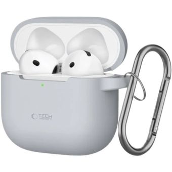 Tech-Protect Silicone Hook Apple Airpods 4 Crayon Grey