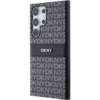 DKNY PC/TPU Repeat Pattern Tonal Stripe Samsung S24 Ultra 5G S928 DKHCS24LPRTHSLK Black