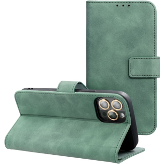 TENDER Book Case Xiaomi Redmi Note 14 Pro 5G/14 Pro+ 5G/POCO X7 5G green