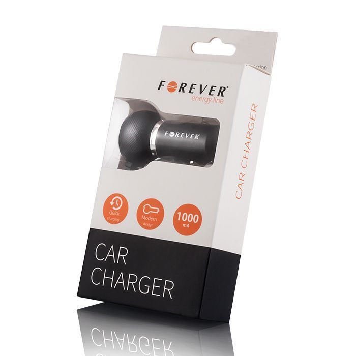 Auto nabíjačka lightning pre Apple iPhone 1100 mA FOREVER HQ
