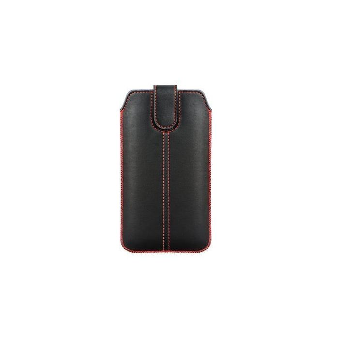 Univerzálne puzdro Chic Pocket  Ultra Slim NOKIA C5/E51/E52/515 čierno červené
