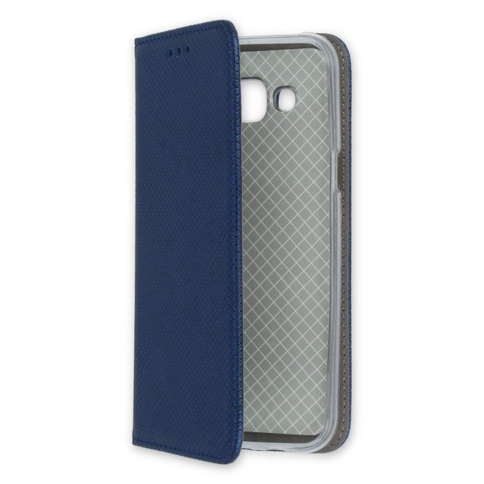 Diárové puzdro Smart Magnet pre Samsung Galaxy J5 tmavomodré