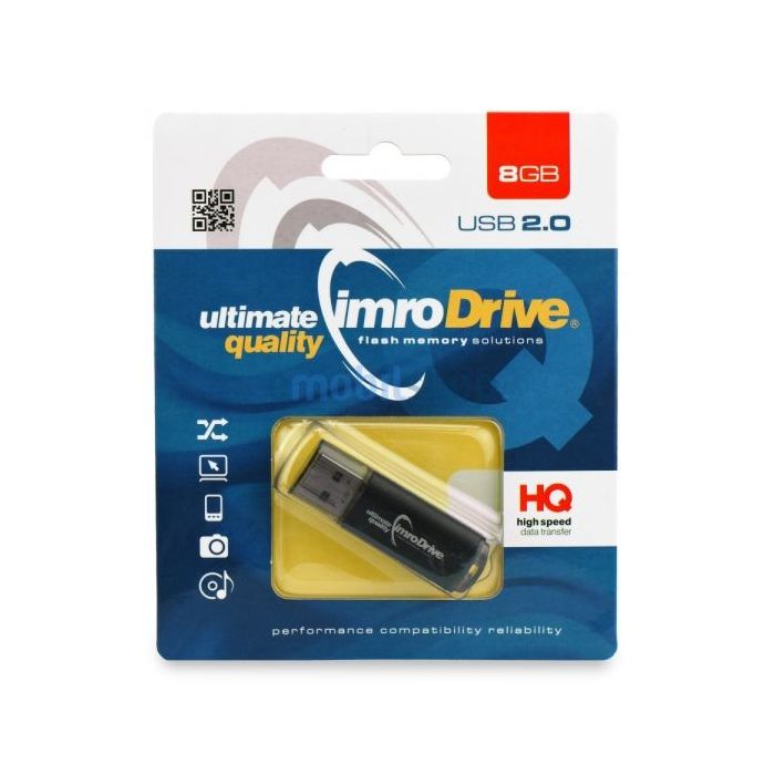 USB klúč IMRO MICRO ECO 8GB čierny