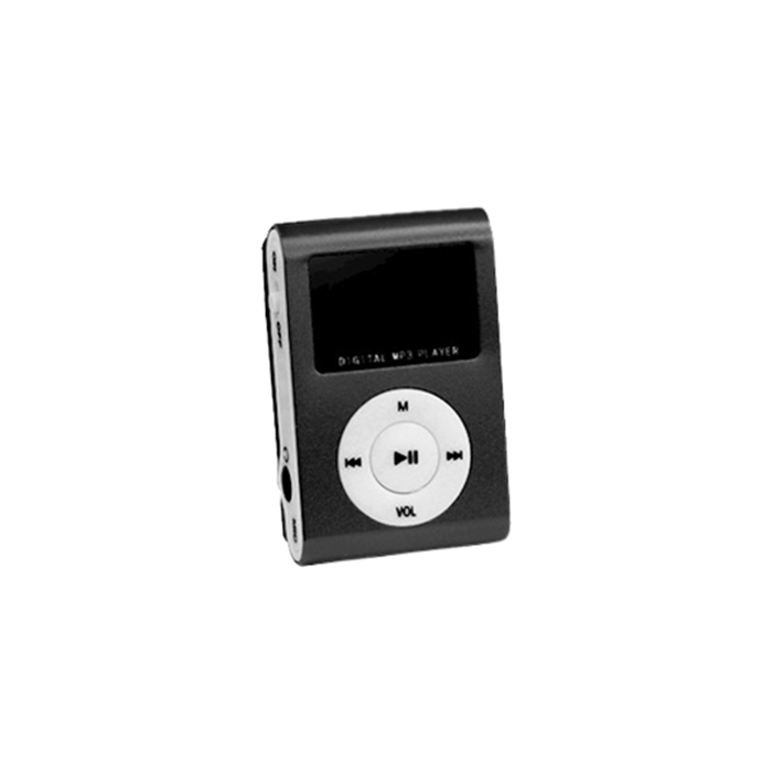 MP3 prehrávač SETTY s LCD + slúchadlá čierny