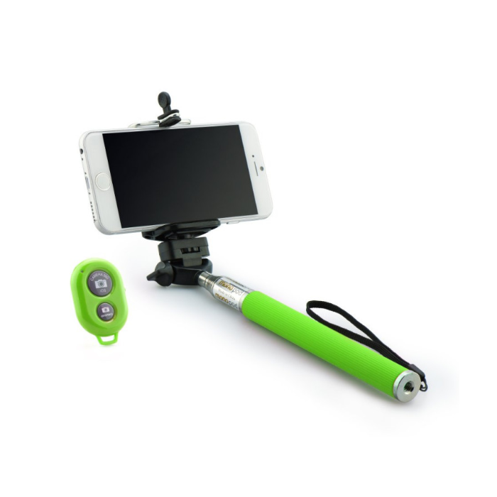 Selfie tyč combo zelená