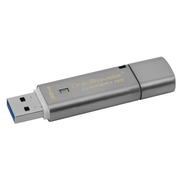 USB kľúč Kingston 32 GB USB 3.0 DT Locker sivý 
