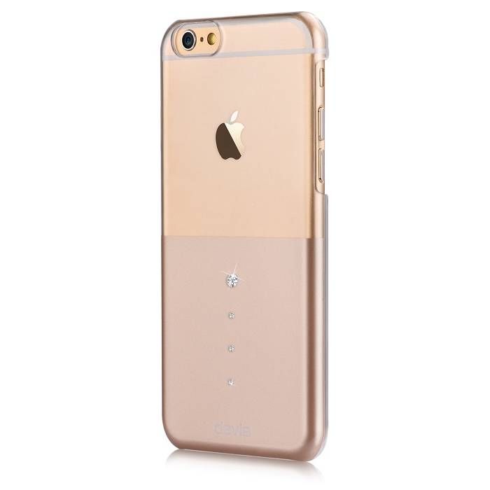 Silikónové puzdro DEVIA Unique pre Apple iPhone 6/6s zlaté