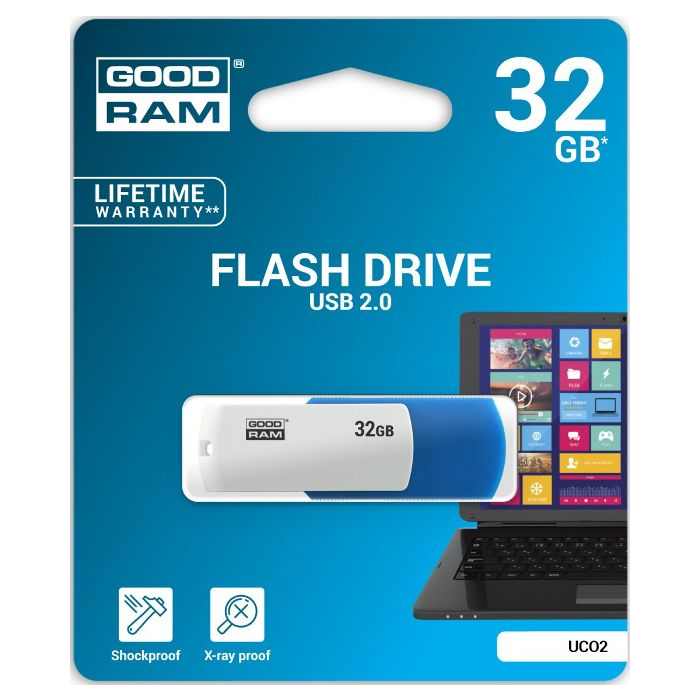 USB kľúč GoodDrive Colour Mix 32 GB modro-biela