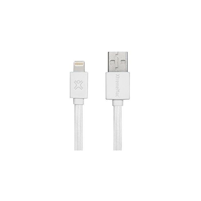 XtremeMac LIGHTNING FLAT CABLE 1m White