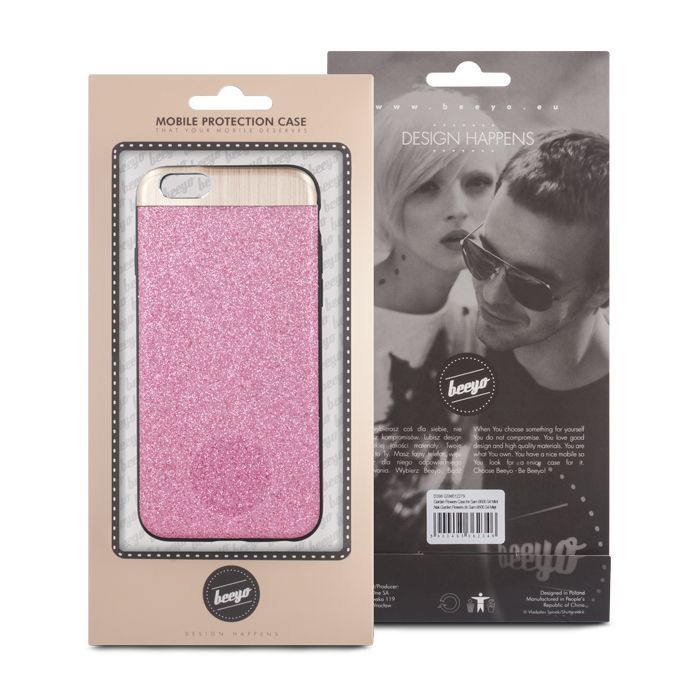 Plastové puzdro Beeyo Glossy pre Apple iPhone 6/6s Plus ružové
