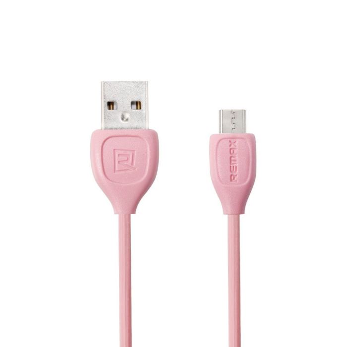 Micro USB kábel REMAX RC-050m Lesu data 1m ružový