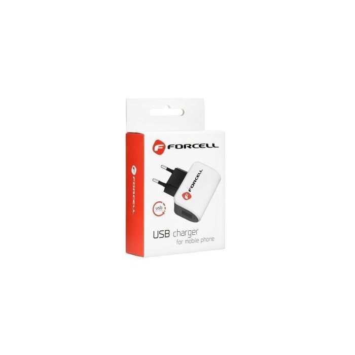 Cestovná nabíjačka Universal 1A so zásuvkou USB iba Forcell