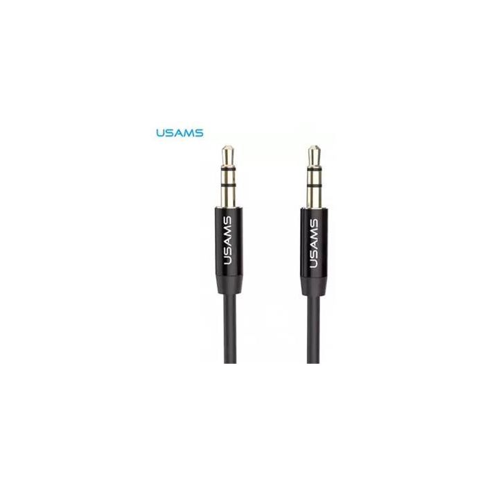 USAMS YP-01 Audio Kabel 3,5/3,5mm Black (EU Blister)