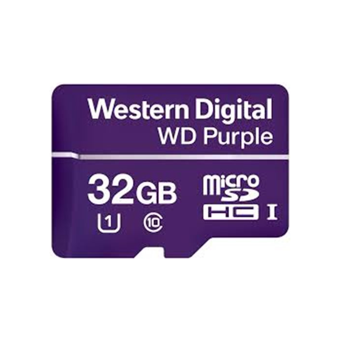 Pamäťová karta Western Didital Purple microSDHC 32 GB 80MB/s fialová