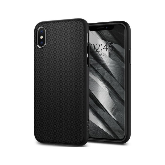 Odolné puzdro na Apple iPhone X/Xs SPIGEN Liquid Air čierne