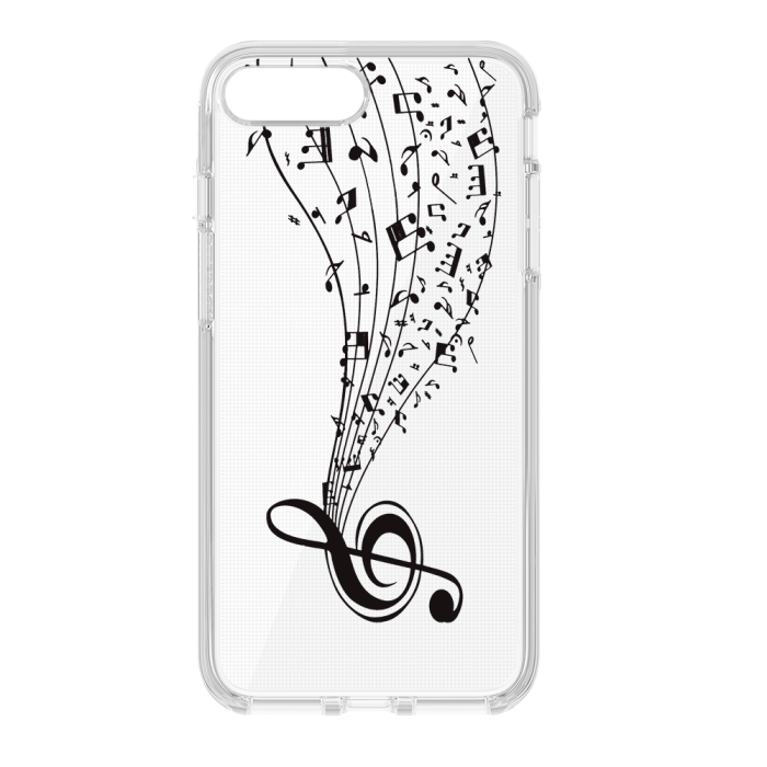 Silikónové puzdro Ultra Trendy Music2 pre Samsung Galaxy S9 transparentné