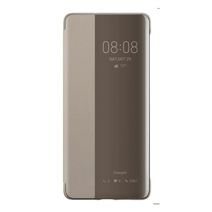Diárové puzdro na Huawei P30 Pro Original S-View Khaki