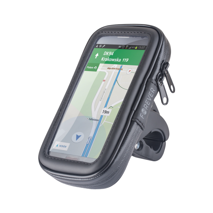 Držiak na bicykel Forever BH-100 6,5" 185x110x15 mm vodeodolný čierny