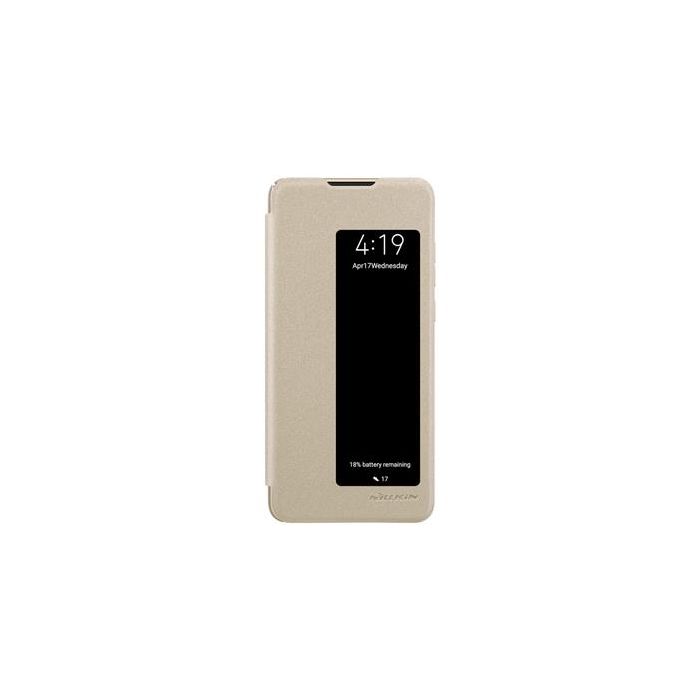 Nillkin Sparkle S-View Pouzdro pro Huawei P30 Gold
