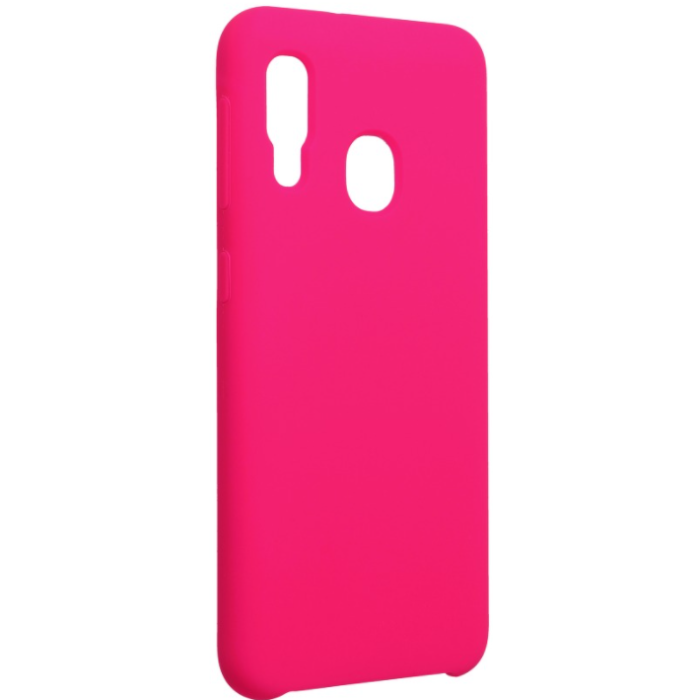 Silikónové pudzro na Samsung Galaxy A20e Forcell Silicone ružové