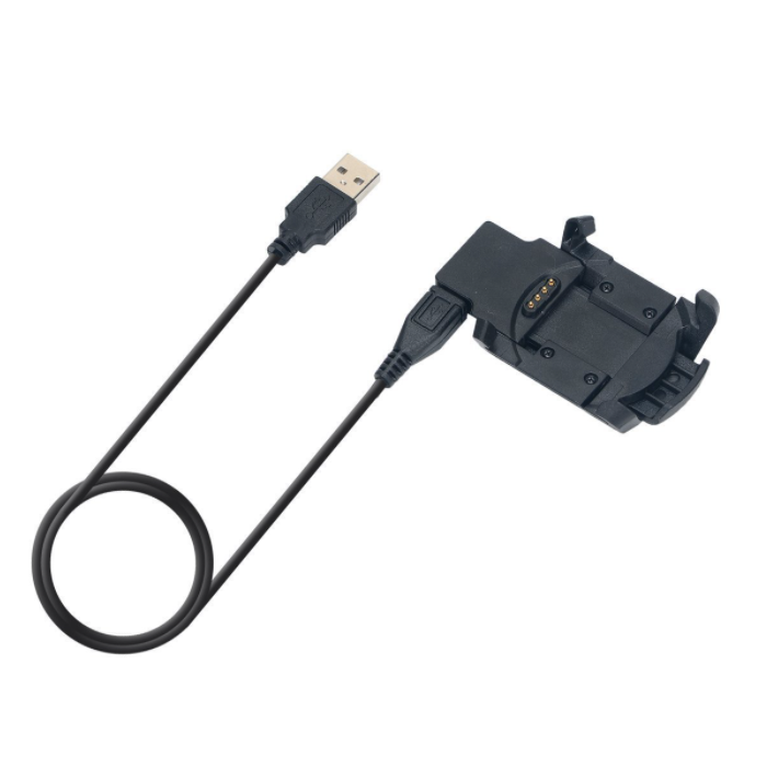 Nabíjací kábel na Garmin Fenix 3/3 HR Tactical USB čierny 